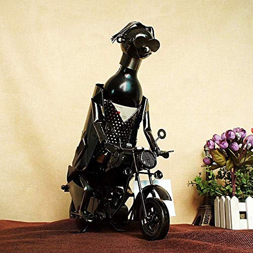 Soporte para Botellas de Vino en Forma de Motocicleta de Hierro miniatura 5
