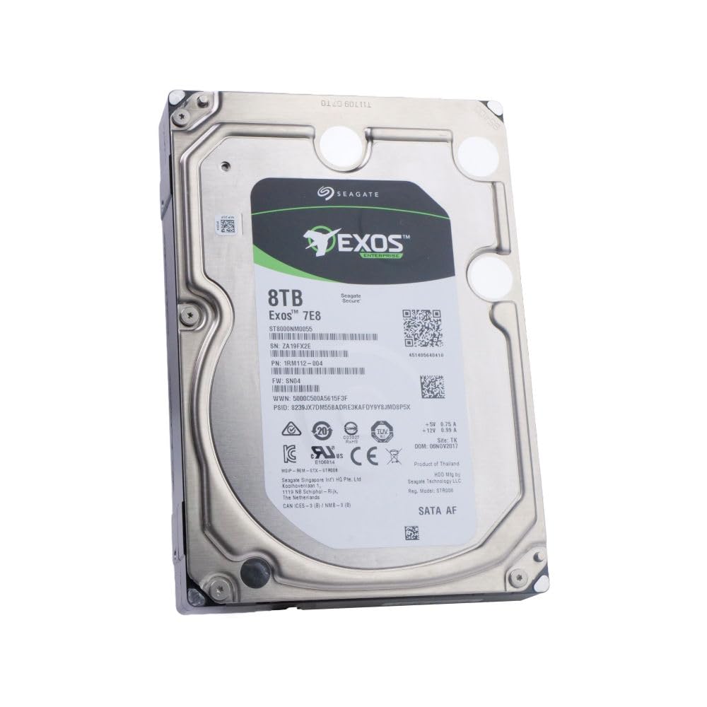 Amazon.com: Seagate Exos 7E8 8TB 512e SATA 256MB Cache 3.5