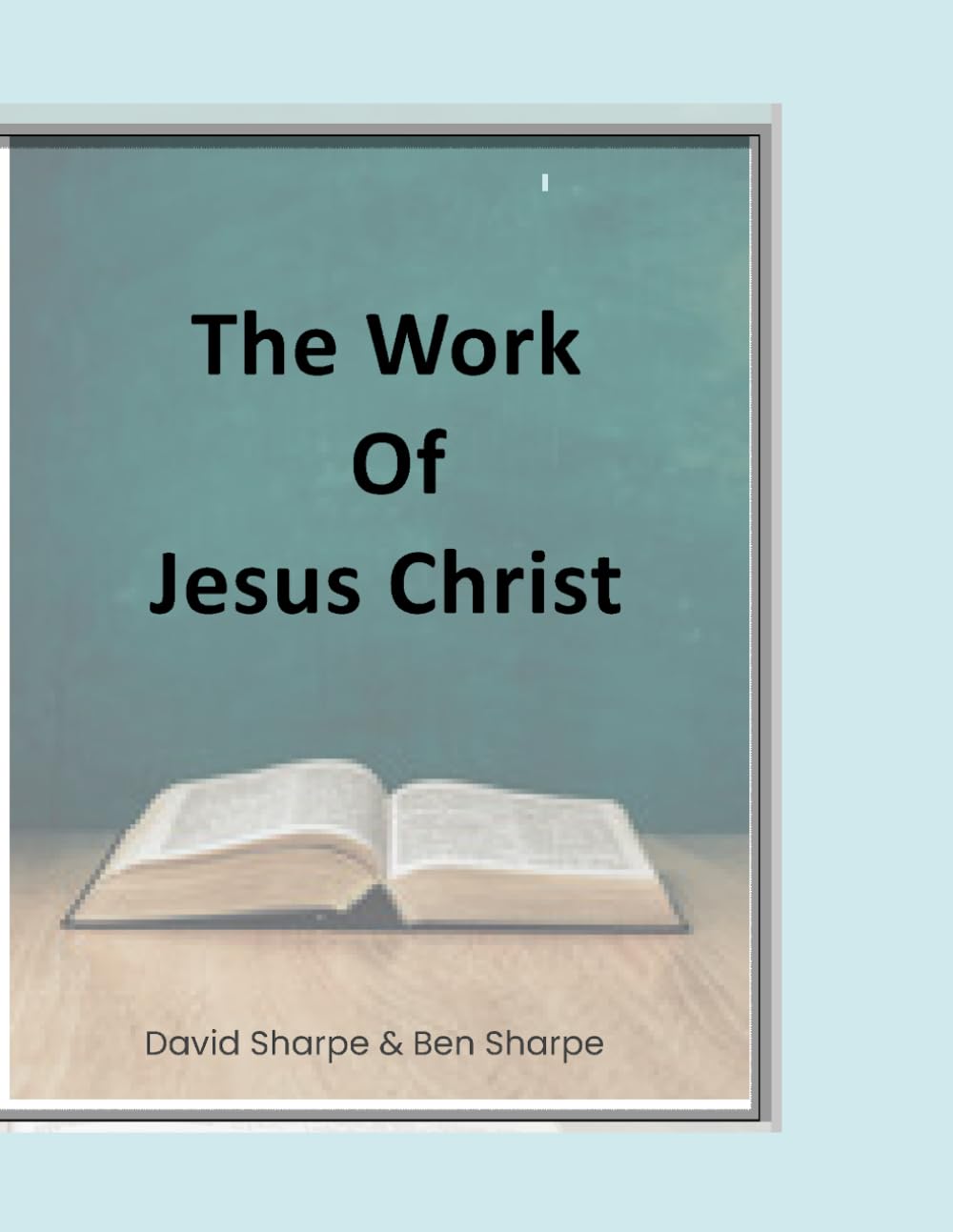 The Work of Jesus Christ