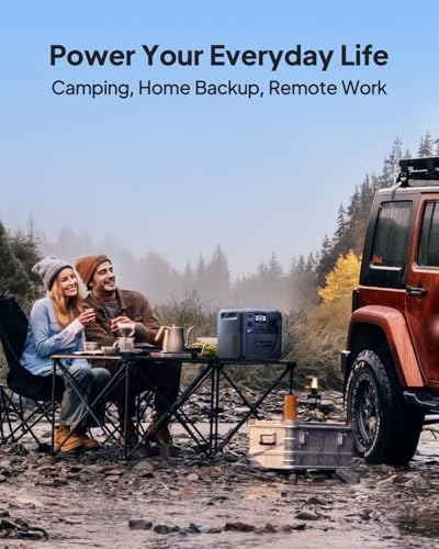 BLUETTI AC180 Portable Power Station with Charger 1, 1152Wh LiFePO4 Backup, 560W Alternator Charger, DC-DC for Power Station, 2.5H Full Charge via Car, Perfect for Road Trips, Off-grid Use - Image 4