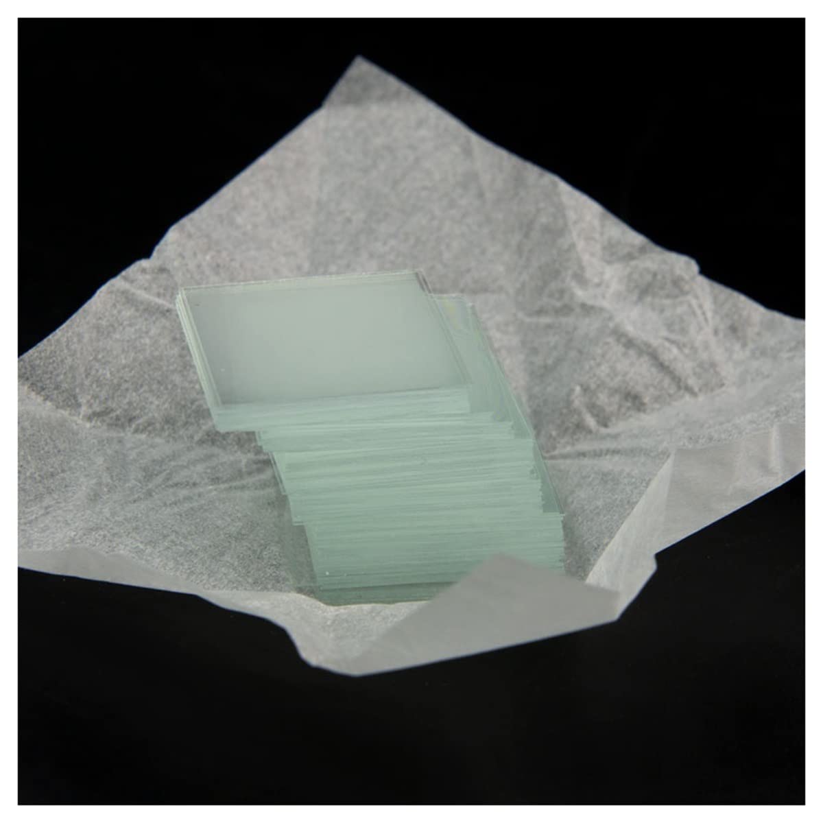 ZTBH Kit di Accessori per microscopio 100pcs / Box 50x50mm Ampio Accessorio in Vetro microscopio 0.13-0.17mm Vetrini per microscopio