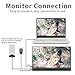 immagine 1Monitor portatile USB-C da 15,6 pollici HD ultra sottile 1920*1080 IPS Schermo LED tipo C monitor portatile esterno con custodia in pelle per laptop PS3 PS4 MacBook Xbox360 Windows IOS 7 8 10, Kenowa