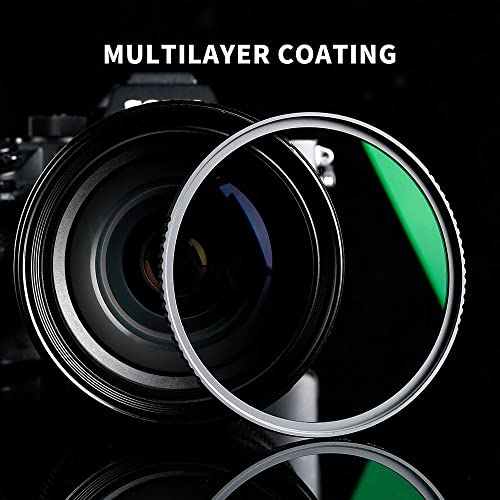 Image of FND MC UV Filter Compatible with Canon eos 1300D /1500D /700D /200D /3000D /2000D /1200D Combo Lens 18-55MM & 55-250MM Photomaa Series 18 Layer Multilayer Coating scrach Resistance Pack of 2