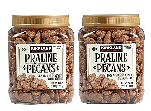 Kirkland Signature Praline Pecans 2.5lb (Family Bundle) 2 Pack