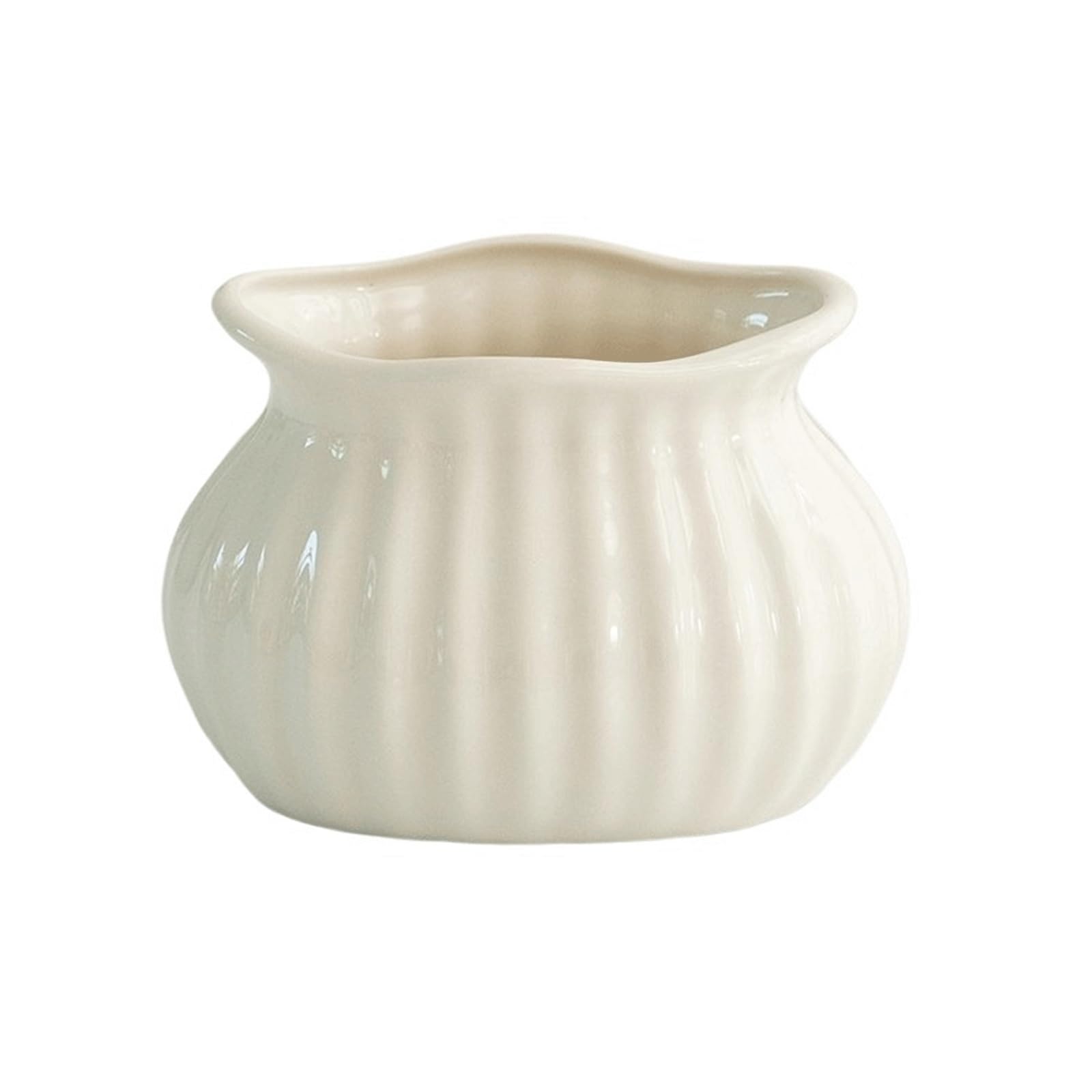 Decorative Vases Pottery Decorative Flower Vase for Modern Table Bookshelf Living Room Decoration Shelf Decor Mantel Rustic