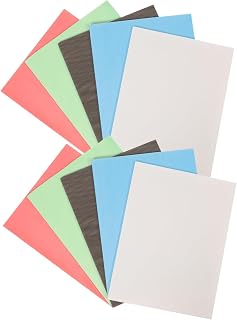 OSALADI 10 Piezas De Tableros De Exhibición Coloridos Materiales Para Carteles Tiras De Sellado Para Ventanas Tableros De Espuma En Blanco Para Manualidades Tableros De Respaldo Para