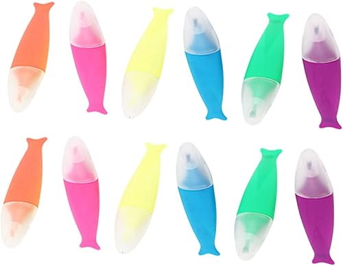 12 Uds., bolígrafos fluorescentes de acuarela, rotuladores, rotuladores, para lectura, arte, diseño, escuela, oficina