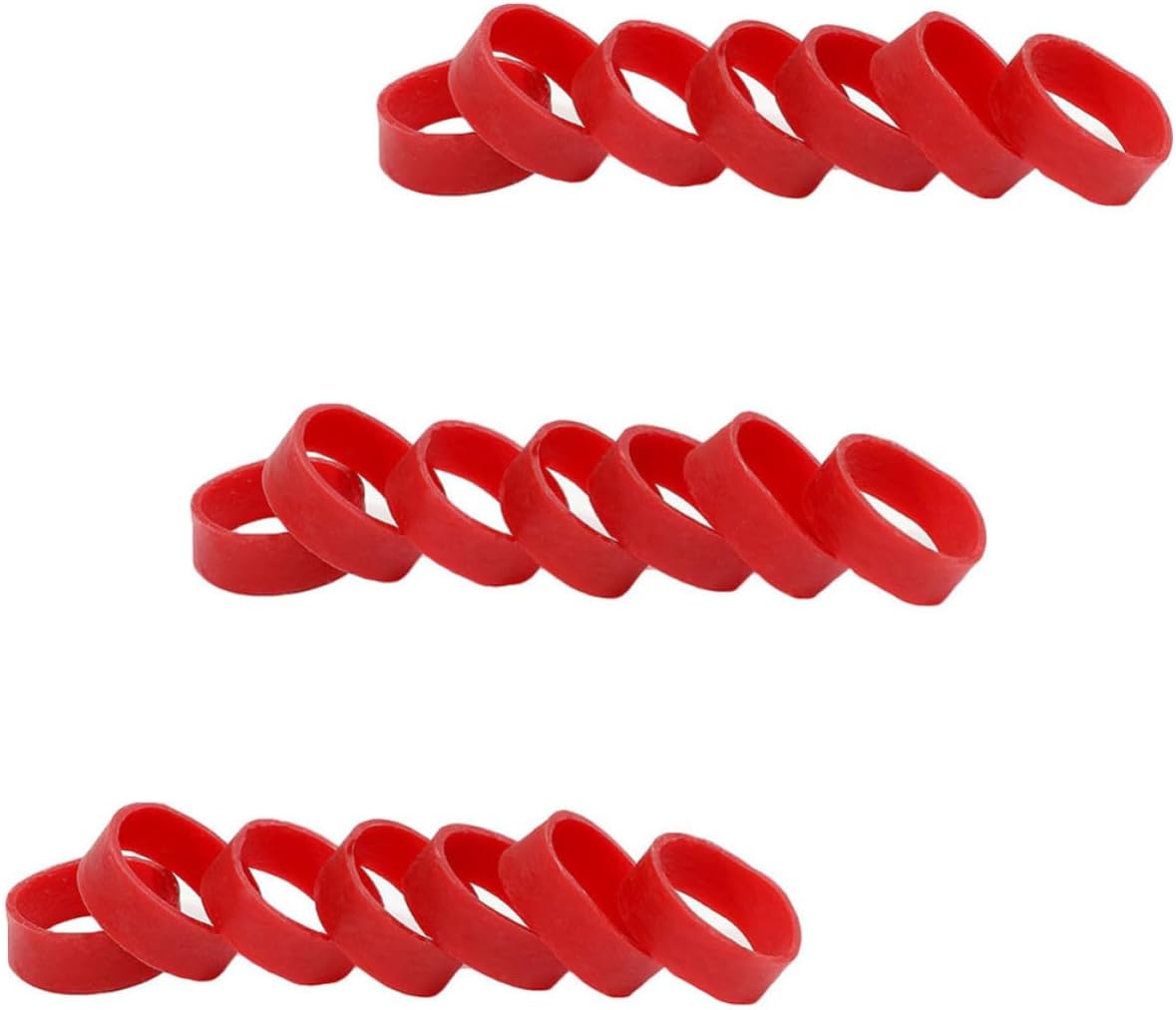 170 Pieces Wide Rubber Binding Bands for Ski Brake and Daily Necessities, High Elasticity and Sturdy Outdoor Sports Accessory for Reliable Ski Brake Retainer