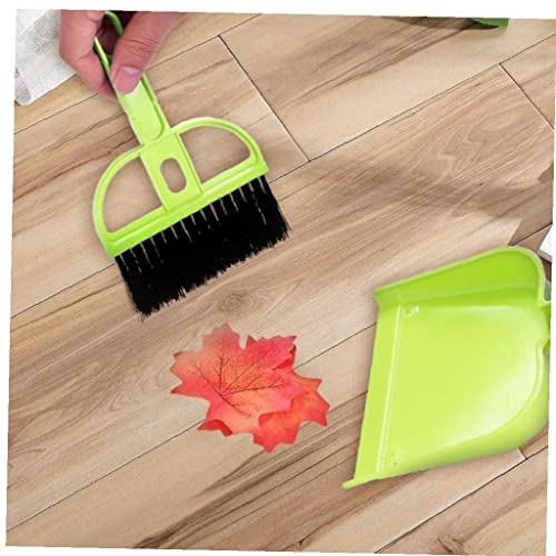 Bontannd 1 Stücke Sweep Reinigungsbürste Kleiner Besen Kusthang Set Shovel Müll Und Fegen Sie Die Geniale Kombination Daily Gadgets Zufällige Farbe – Bild 6