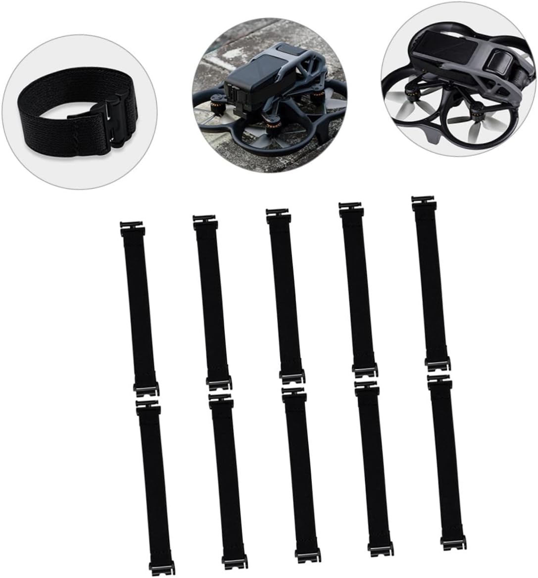 CHILDWEET 10pcs Model Battery Box Straps Stretchy Moving Straps Tie down for Electronic Fixing