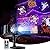 Minetom Halloween Christmas Projector Lights Outdoor 26 HD Effects (3D Ocean Wave + Patterns) Waterproof with Timer Landscape Lights for Indoor Holiday Christmas Night Disco Party, RGB + Multicolor