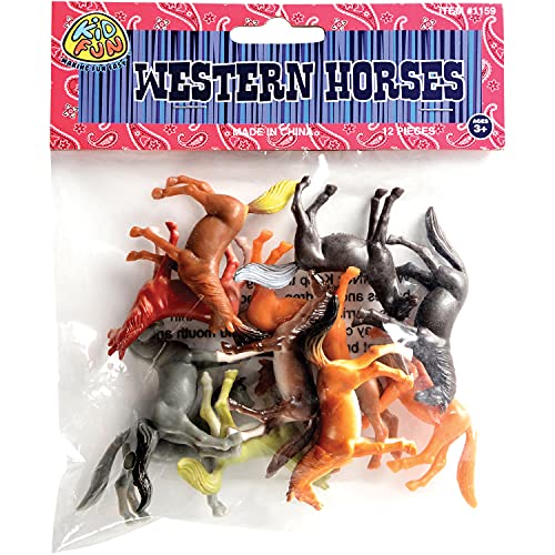 US Toy Mini Horses Action Figure (1 Dozen) - Thumbnail 4