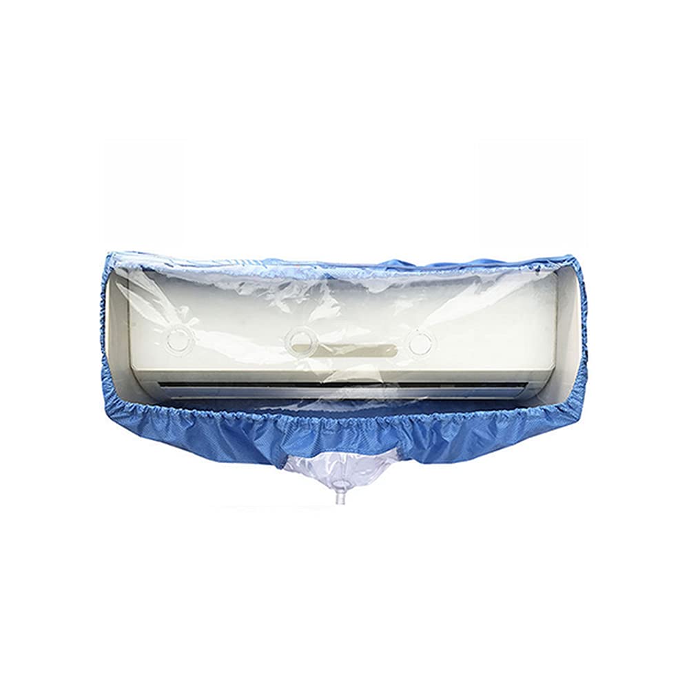 Cover di Protezione per Split Pulizia e Sanificazione, Custodia Protettiva Telo Plastico Copertura Unità Interne Manutenzione Condizionatori L 100-130 cm