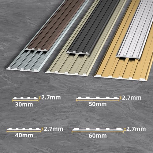 Tiras antideslizantes para escaleras de aluminio plata de 95 pies de largo 4