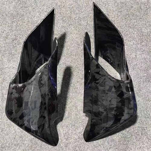 に適合するヤマハ R3 R25 R1 R1M 2019 2020 2021 2022 2023 用オートバイ空力ウィングレット固定風ウィングフェアリングシェル フレームトリム(Style 4)