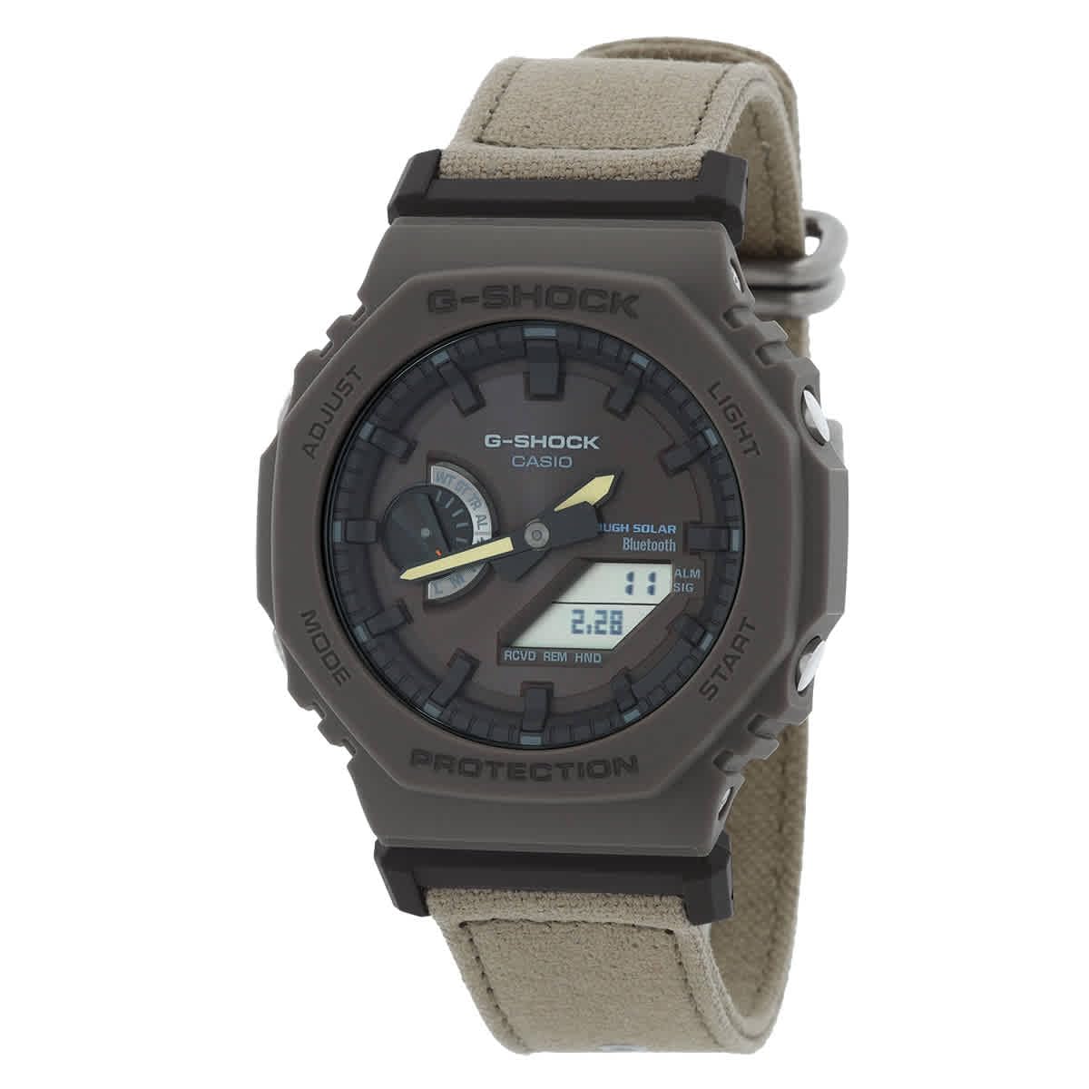 Casio G-Shock GAB2100CT-5A The Natural Coexist Series Khaki Gray, Khaki Gray