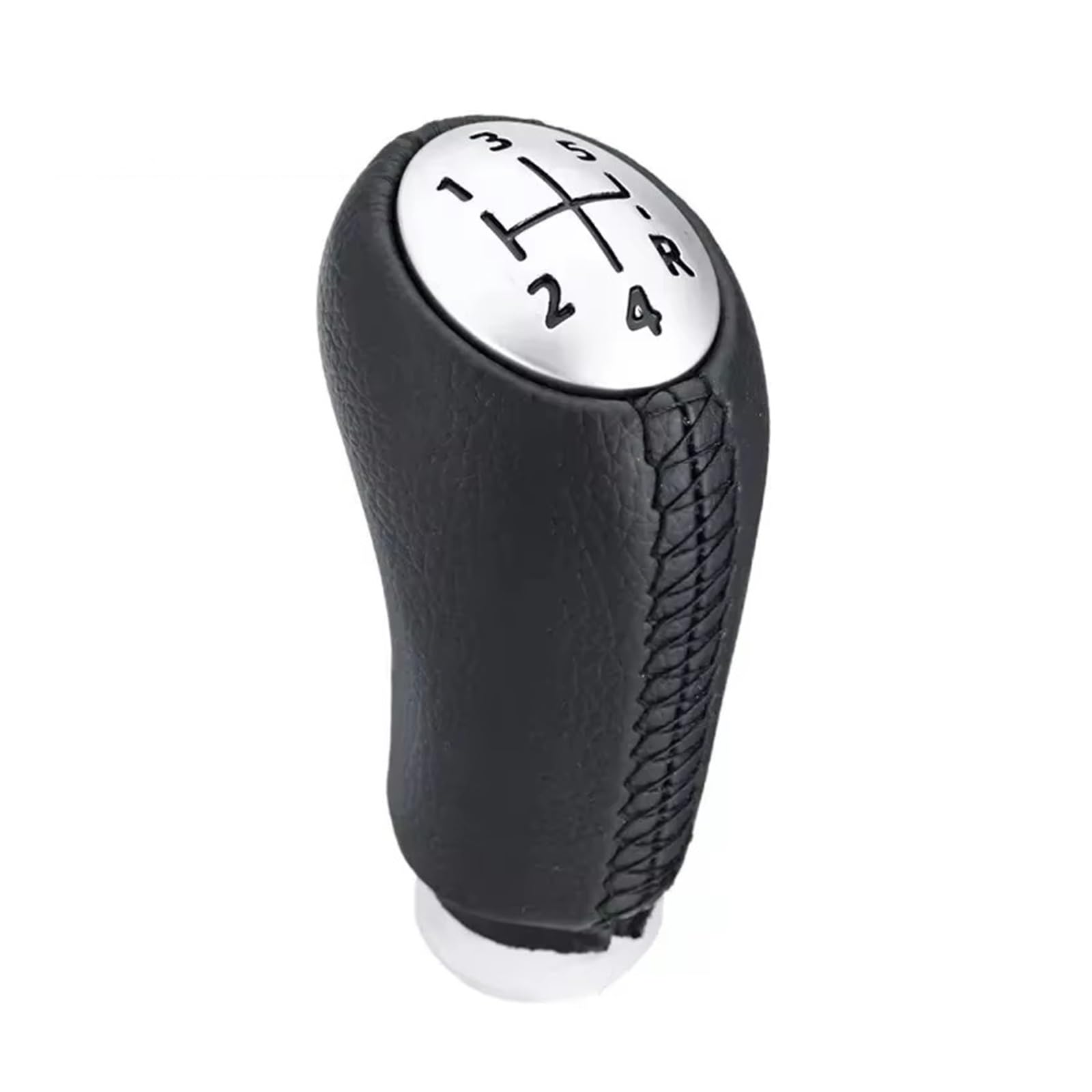 GHQFROP Transmission Gear Shift Knob for Scenic II MK2 for Megane 2 MK for Clio III MK3 Shifter Head Pen Ball MT Gear Shift Knob Car Gear Stick Knob(Matte Black Stitch)