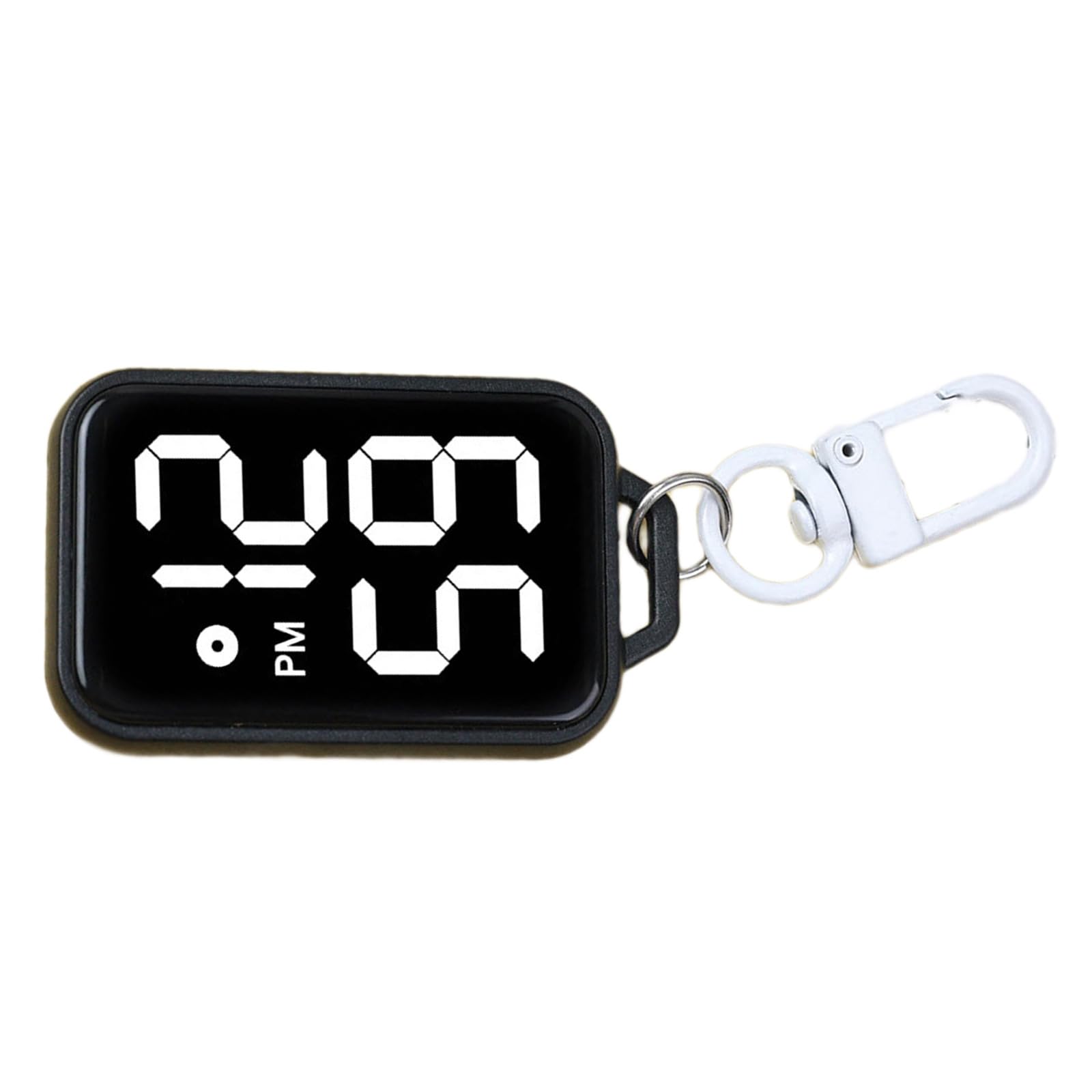 Jazuaiao Compacts Digital Keychain Watch for Students Children Electronic Pocket Clock Timekeeping Accessories Gift Miniature Digital Keychain Watch