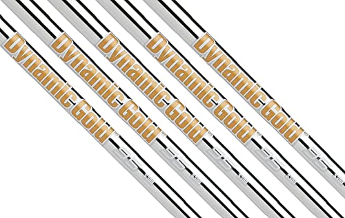 True Temper Dynamic Gold 95 Iron Shafts 4-PW, Set of 7 Shafts - .355 Taper Tip (Choose Flex) (Flex: R300 Regular)