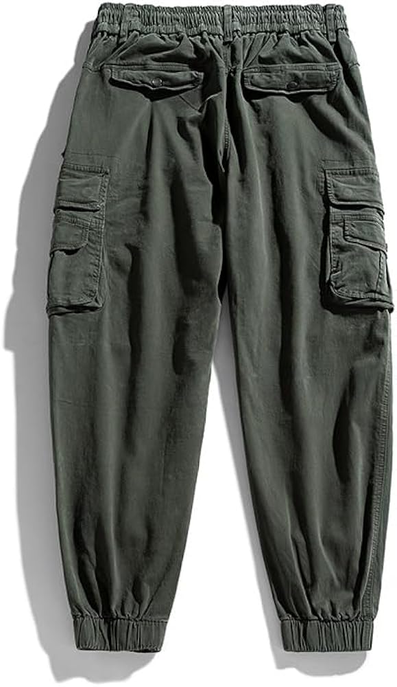 Men's Relaxed Fit Cargo Pants Stylish Texture Loose Straight