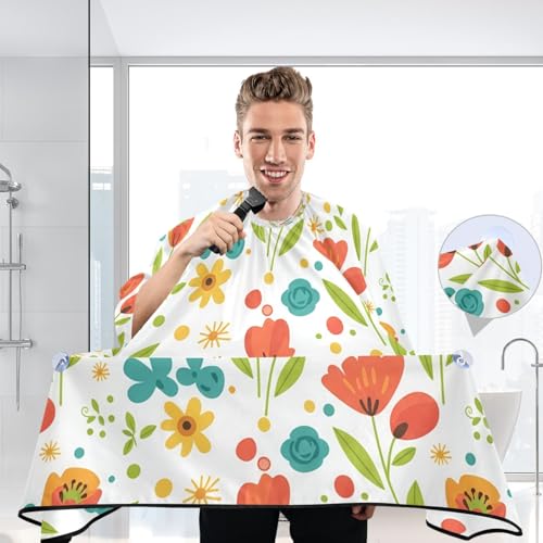 Capa de corte de cabello impermeable para barbería profesional MAOBLYR con cierre ajustable de broche para estilismo y peluquería miniatura 6