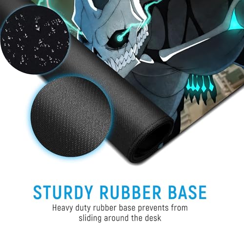 Image of XL Extended Gaming Mouse Pad | XXL Large Desk Mat 60x30cm for Laptop & PC | Non-Slip Rubber Base, Waterproof, Durable & Smooth Surface | Office, Gaming & Study, asthetic