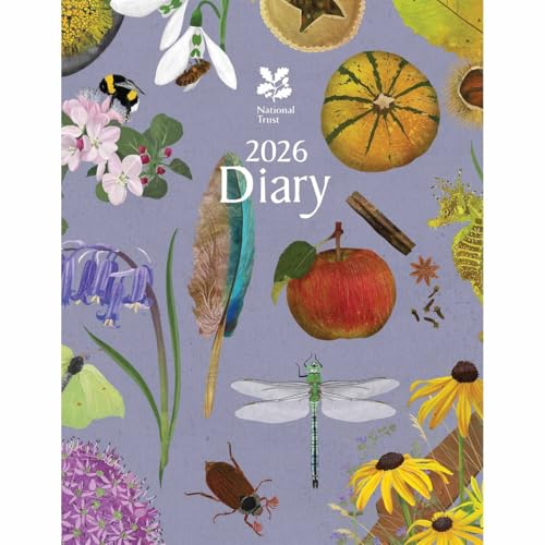 Carousel Worldwide, National Trust, Illustrated 2026 Deluxe Wire-o Diary Planner