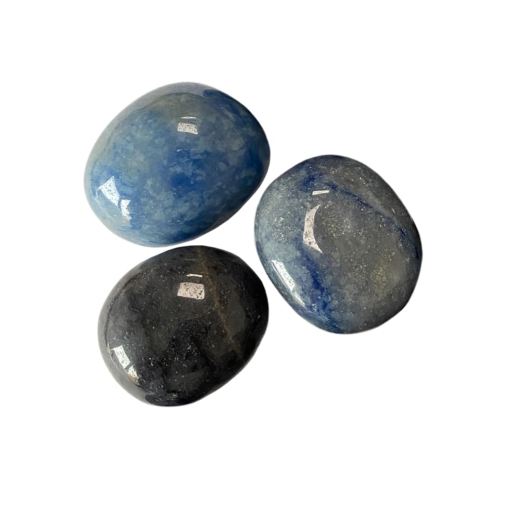 VIE Tumbled Crystals, Pack of 6, Blue Aventurine