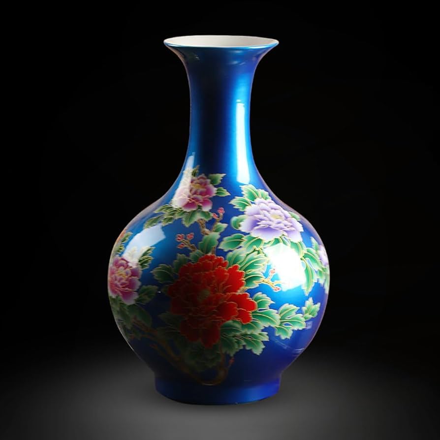 中華　壺 アンティーク 中国陶器 壷 花瓶 高さ約145cm