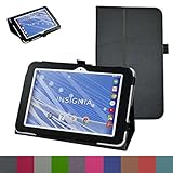 Insignia Flex 8 NS-P16AT08 Case,Mama Mouth PU Leather Folio 2-folding Stand Cover for 8
