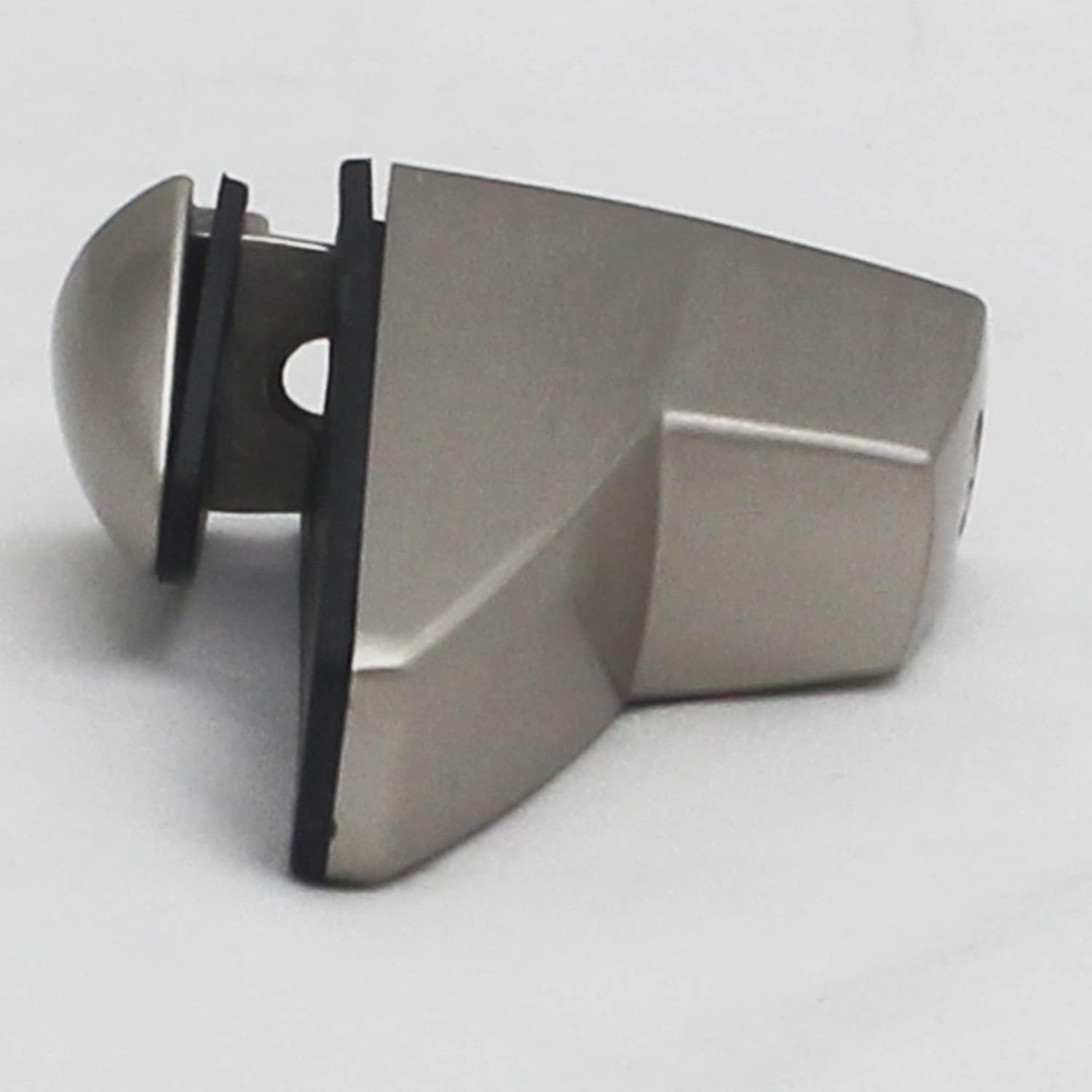 XVL Tempered Glass Shelf Bathroom 20 Inches Wall Mount Rectangular Shelves,Brushed GS3004AM-2