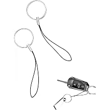 2 PCS Car Keychain String Keychain Lanyard, Cell Phone Key Chain String, Model S 3 X Y Lightweight String Rope Lanyard Strap, Fit for Mobile Key Fob USB Flash Drive