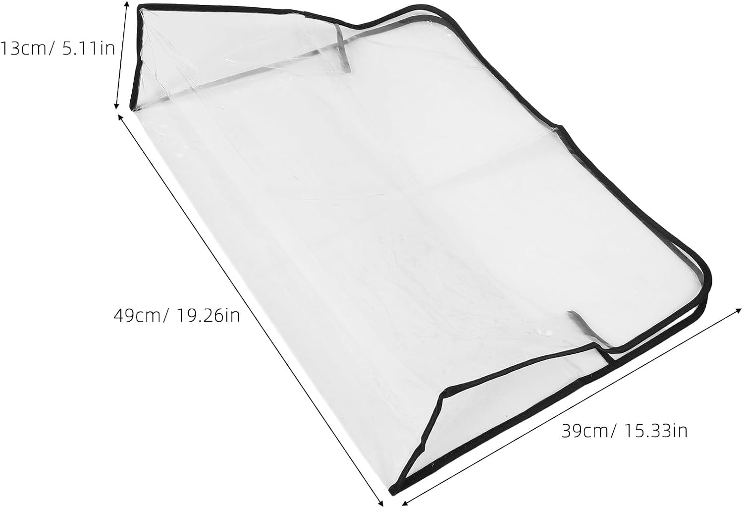 Toddmomy 3pcs Salon Chair Back Cover - Hairdressing Chair Cover - 19.3" Transparent Back Protectors - Barber Supply Seat Protectors for Beauty Parlors & Spas