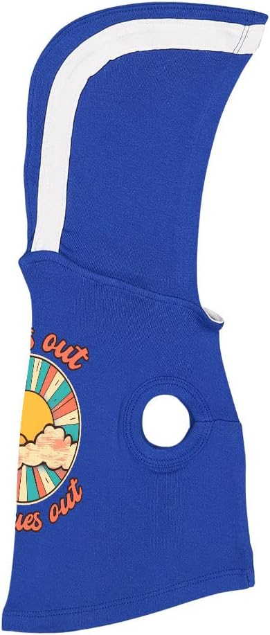 Sun's Out Tongues Out Dog Shirt with Hoodie - Vintage Dog Hoodie - Quote Dog Clothing - Pink White, 2XL