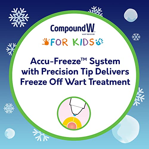 Image of Compound W Freeze Off Wart Remover for Kids, 15 Wart Removal Applications & 18 Skin Shield Discs
