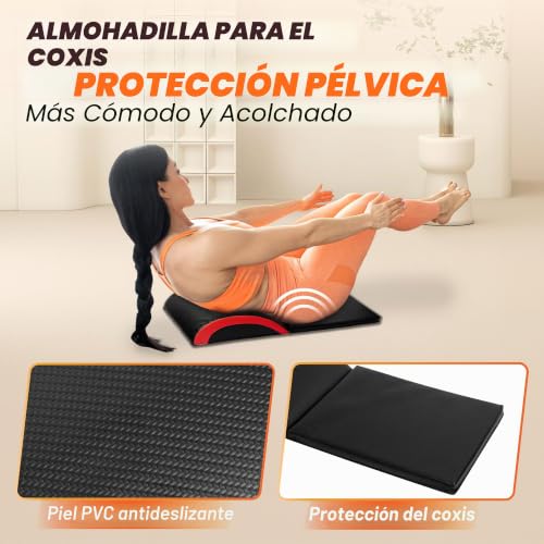 Ab Mat Yes4All alfombrilla de ejercicio para abdominales y soporte lumbar en rutinas core 4