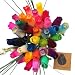 The Original Wooden Rose Assorted Colors Wooden Rose Closed bud Bouquets 3 dozen