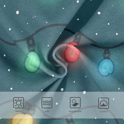 GuoChe Christmas Lights Elastic Waistband Panties Comfort Underwear for Kid in Sizes 2T,3T, 4T, 5T, 6Y and 8Y3