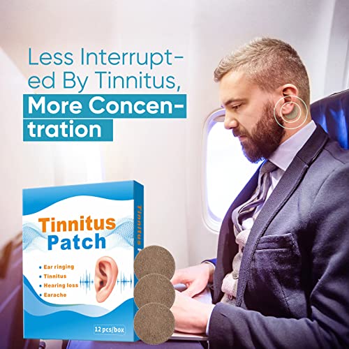Tinnitus Relief For Ringing Ears, 24Pcs Natural Herbal Tinnitus Relief Patches For Hearing Loss, Effectively Improves Hearing And Relieves Discomfort #TOP1