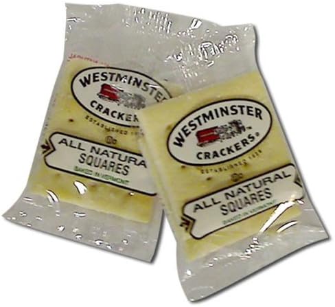 Westminster All Natural Square Crackers - 2 count pack, 1000 per case