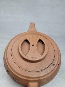 Amazon.co.jp: 宜興窯 紫砂茶壷 在銘 煎茶道具 浙甯玉成窯造款