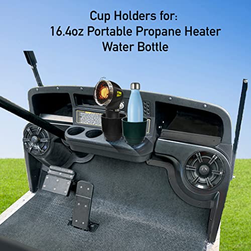 Tongass 2 X Golf Cart Cup Holder Insert, Golf Cart Heater Cup Holder Compatible With 16.4 Oz Propane Cylinders For Portable Propane Heaters Fits Ezgo Club Car, Yamaha Replacement Holder #TOP4