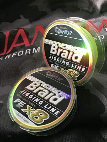 Quantum-Premium-Smoke-Braid-8-Fach-geflochtene-Angelschnur-Gelb