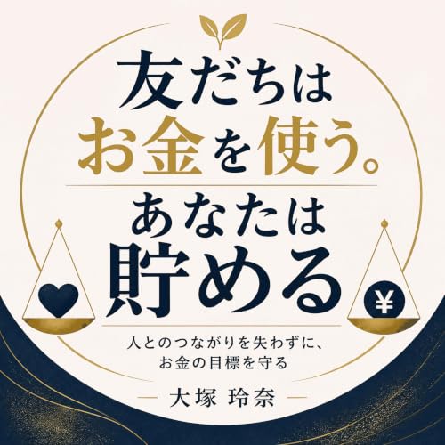 『友だちはお金を使う。あなたは貯める：人とのつながりを失わずに、お金の目標を守る』のカバーアート