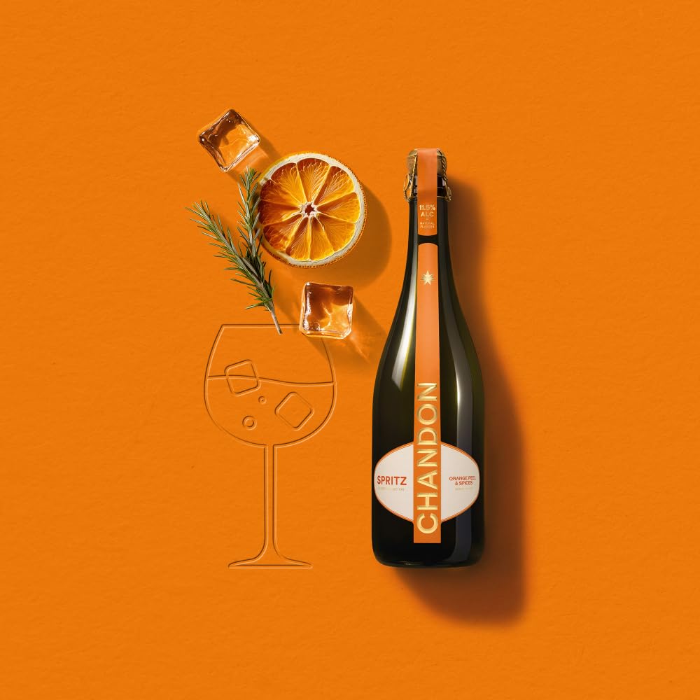 Chandon Spritz Orange Peel & Spices, 0,75L, 11.5% vol. | Neuer Look, gleicher Inhalt | Premium-Aperitif | Servierfertig | Auf Eis genießen | Design kann variieren - 4