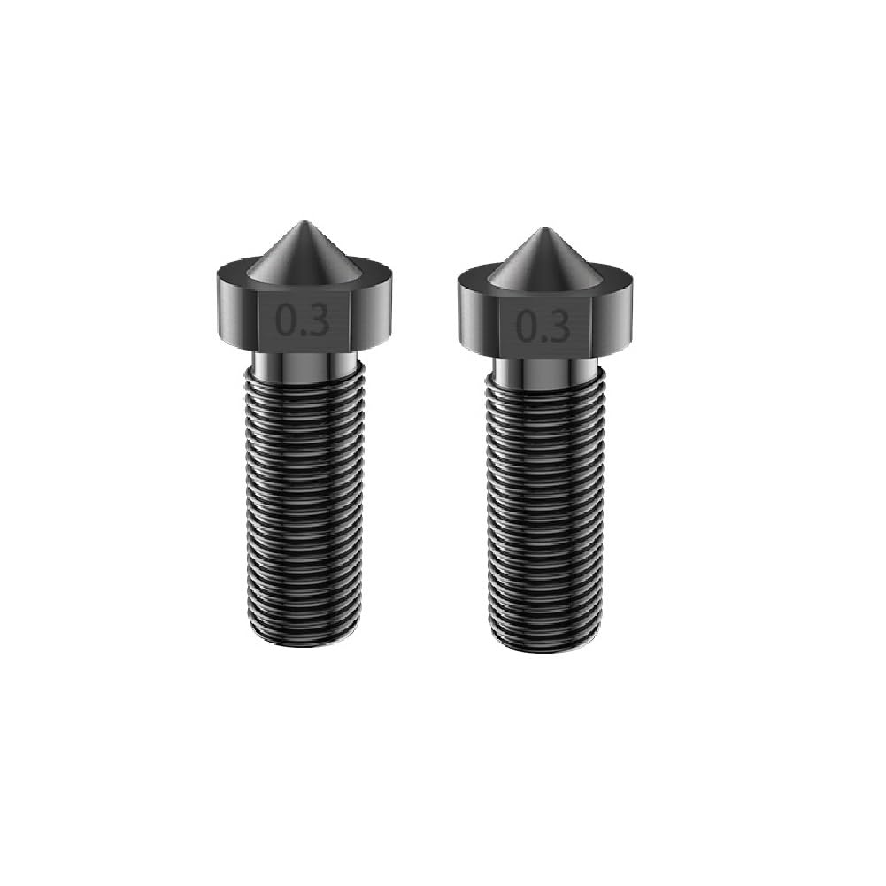 SIUTEC® Ugello Volcano Premium Nozzle 0,2 mm in acciaio temprato/hardened steel – 2 pezzi