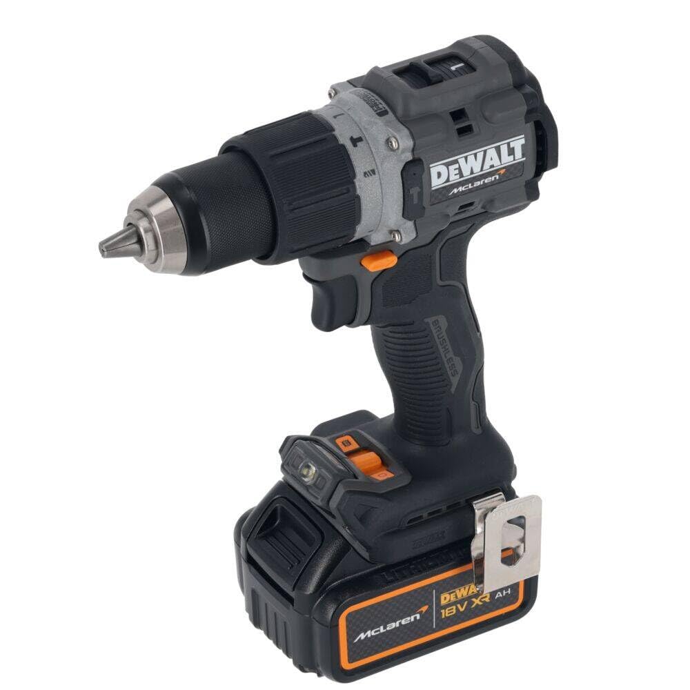 DEWALT DCD85MP2T McLaren Bohrhammer, bürstenlos, XR 18 V, 13 mm, mit 2 Akkus 5 Ah und Koffer TSTAK