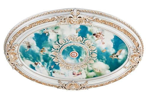 Image of Ceiling Medallions (White Cherub)