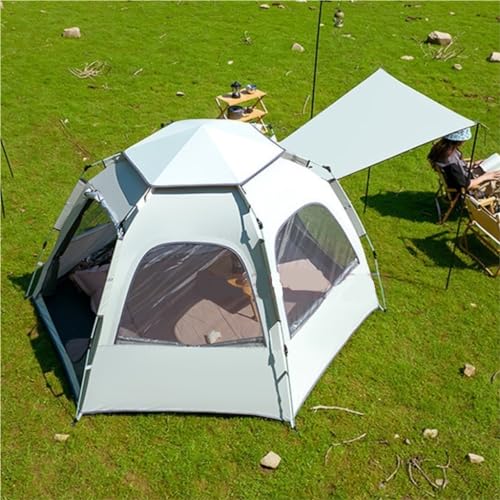 Carpa Hexagonal Ligera y Espaciosa para Camping Familiar miniatura 2