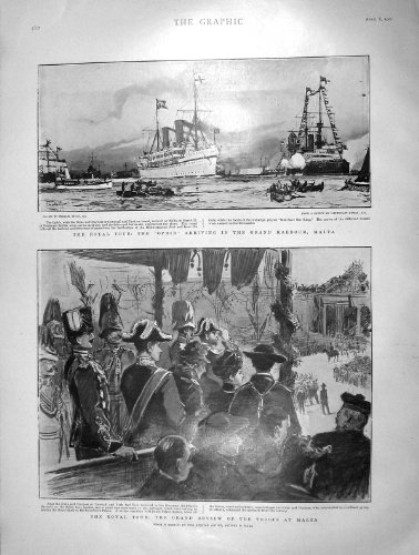 Bateau 1901 de Duc les Cornouailles Ophir Malte Francis Grenfell Bateau 1901 de Duc les Cornouailles Ophir Malte Francis Grenfell